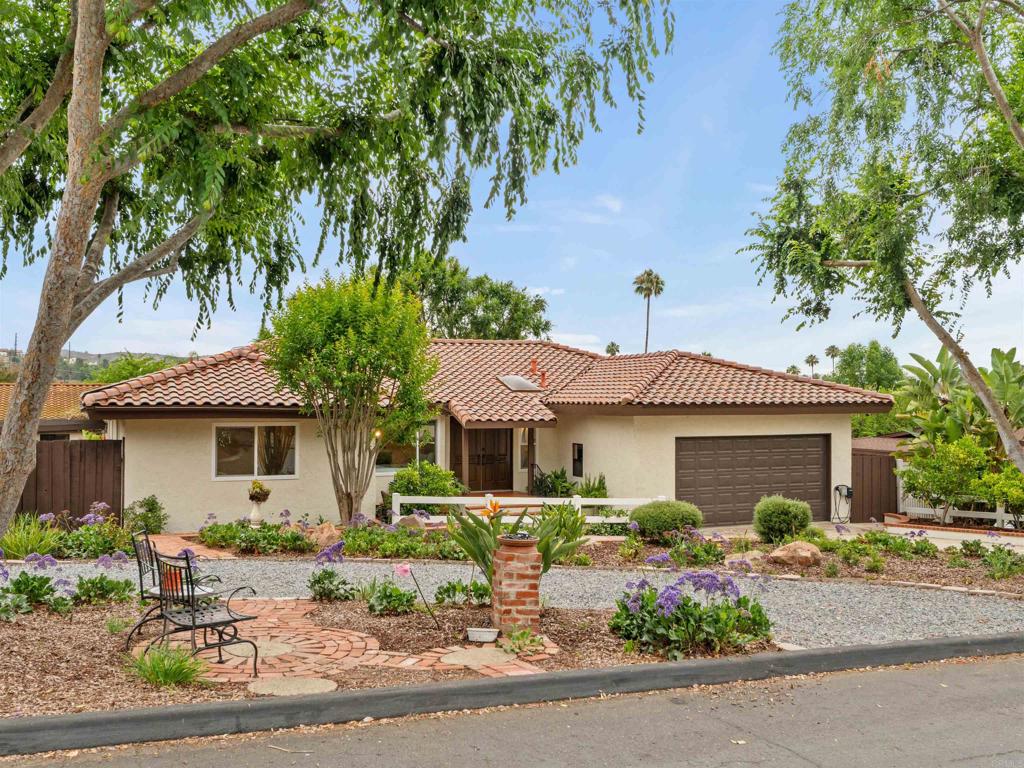 13737 Temple Street Poway, CA 92064 - Photo 2 of 38 a front view of a house with garden