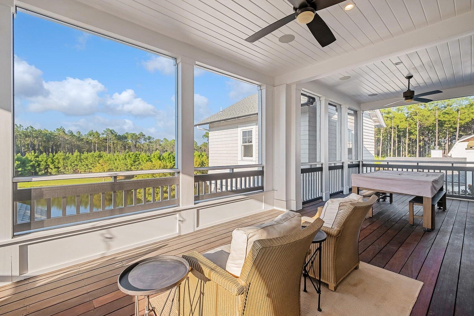 55 Seastone Ct Inlet Beach Inlet Beach, FL 32461 - Photo 50 of 68 a view of a dining room with furniture window and outside view
