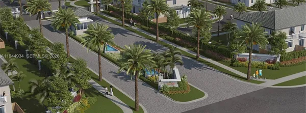 an aerial view of a tennis court