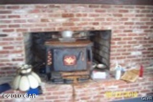 family room with gas fireplace