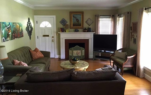 124 Fairmeade Road Louisville, KY 40207 - Photo 6 of 19 Living Room is accessible from 2 sides.