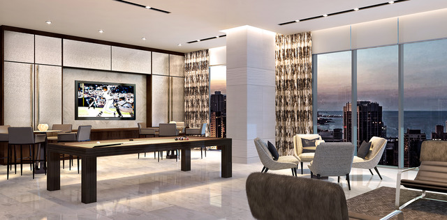 363 East Wacker Drive, Unit 3205 Chicago, IL 60601 - Photo 11 of 20 a view of a dining room with furniture