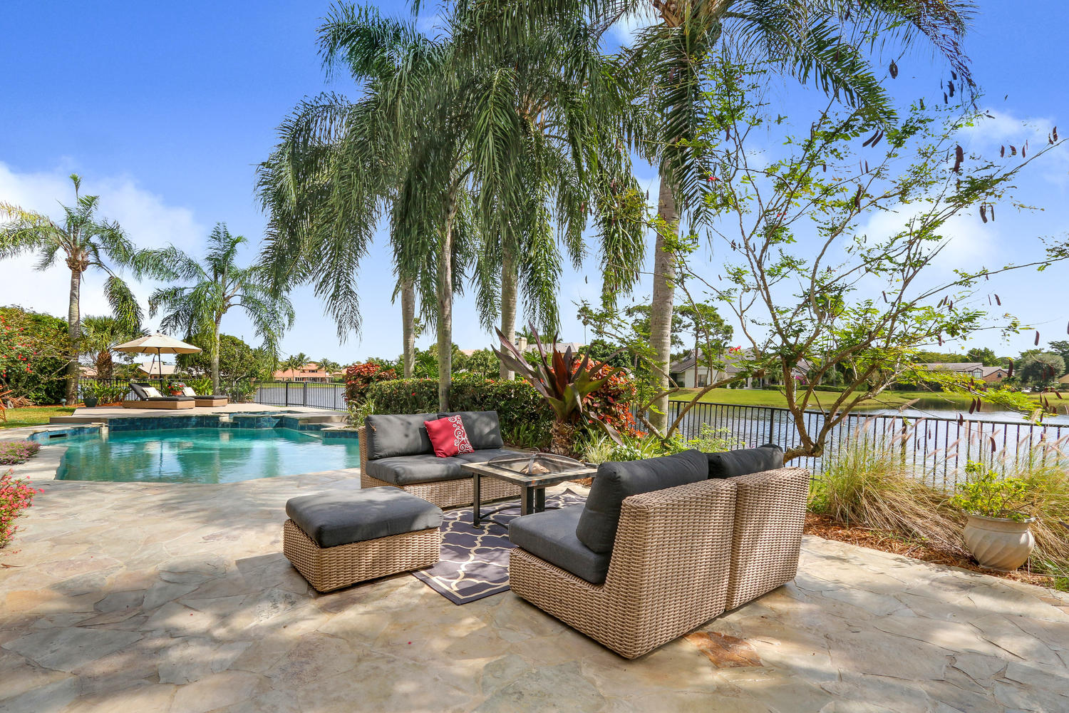 4140 Georges Way Boca Raton, FL 33434 - Photo 28 of 37 Patio & Pool Area