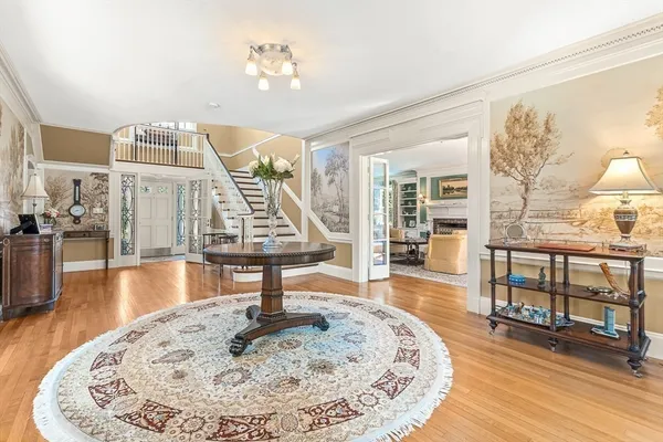 a view of a living room
