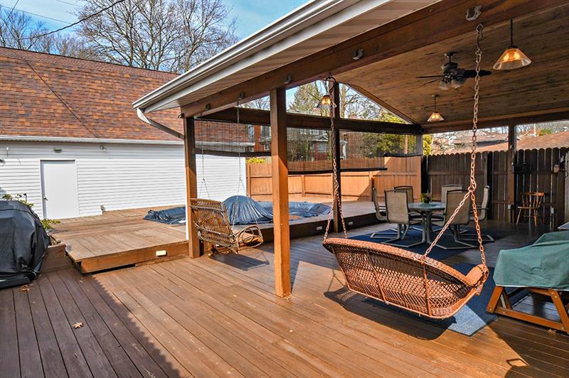 1003 Freeport Road Natrona Heights, PA 15065 - Photo 21 of 22 enjoy spring while you relax on this tremendous deck! The pool is even with the deck as you can see it is covered.