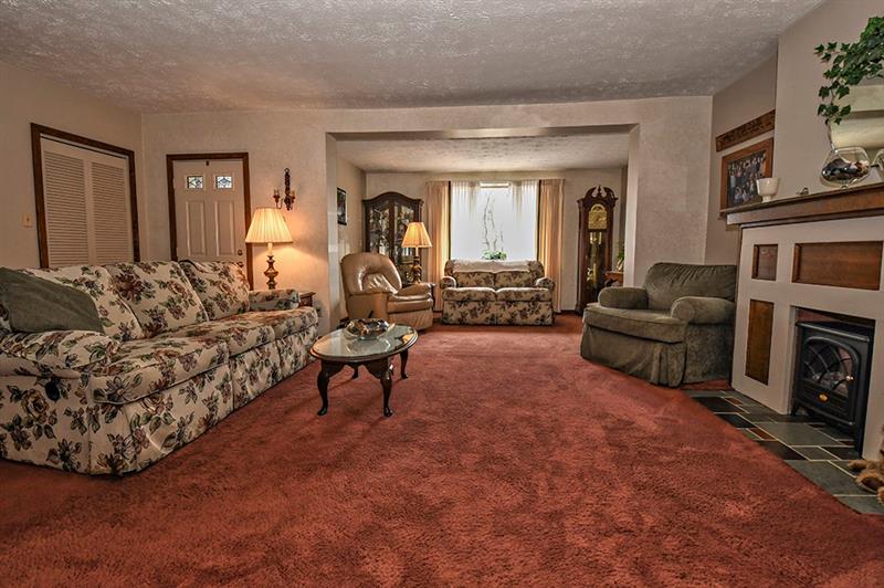1003 Freeport Road Natrona Heights, PA 15065 - Photo 4 of 22 georgous living room w/ decorative fireplace