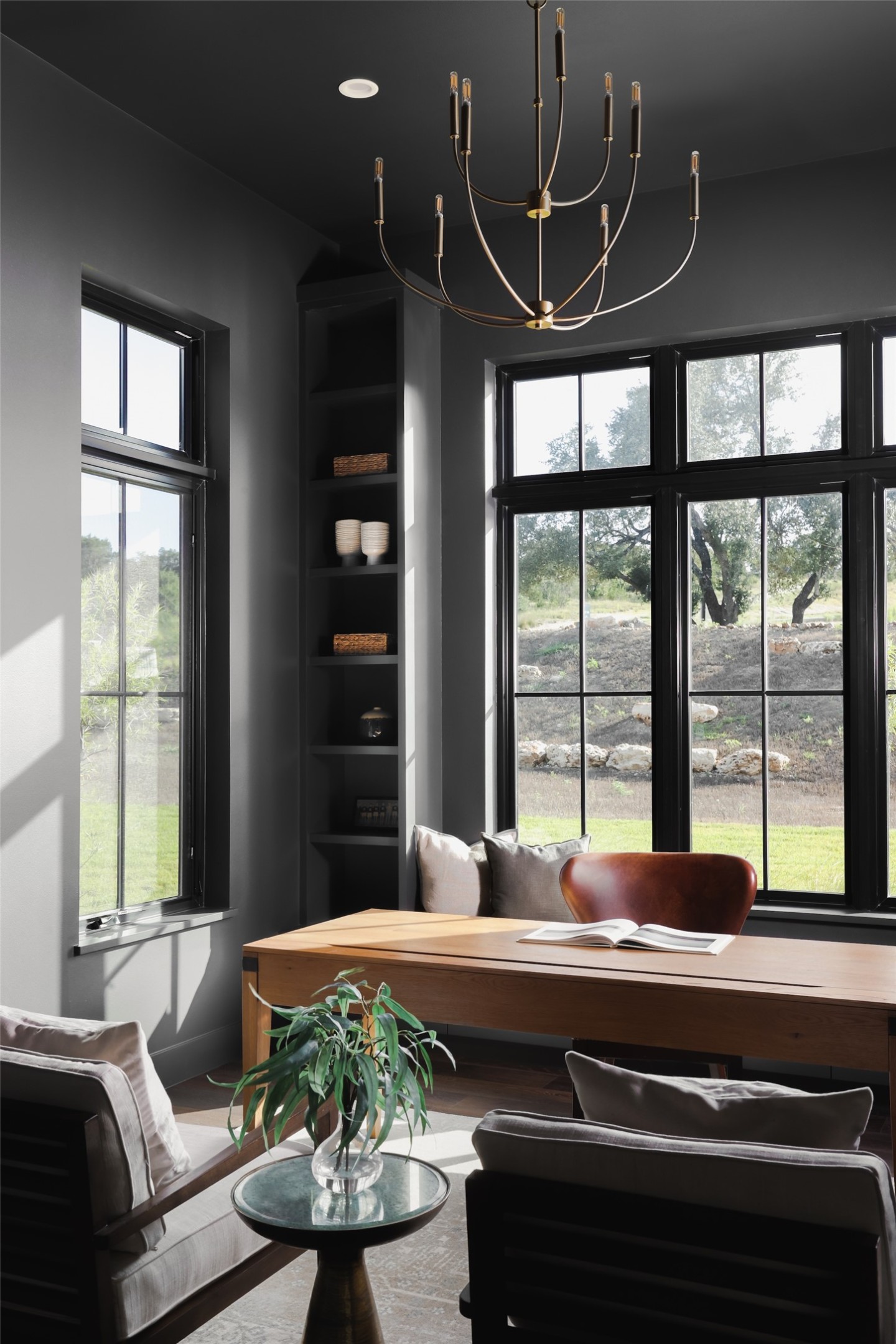 125 Broadwing Cove Austin, TX 78737 - Photo 17 of 40 a living room with large windows