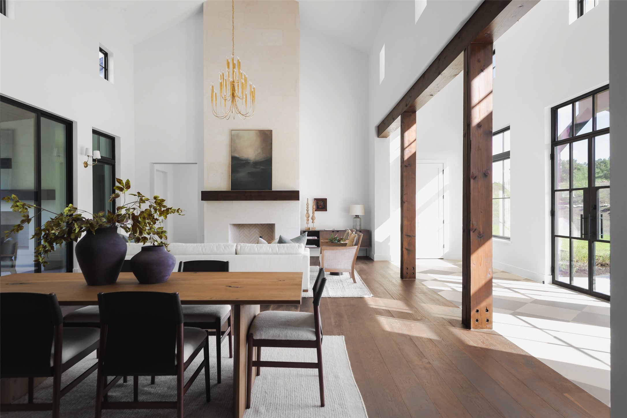 125 Broadwing Cove Austin, TX 78737 - Photo 6 of 40 a dining room with furniture and wooden floor