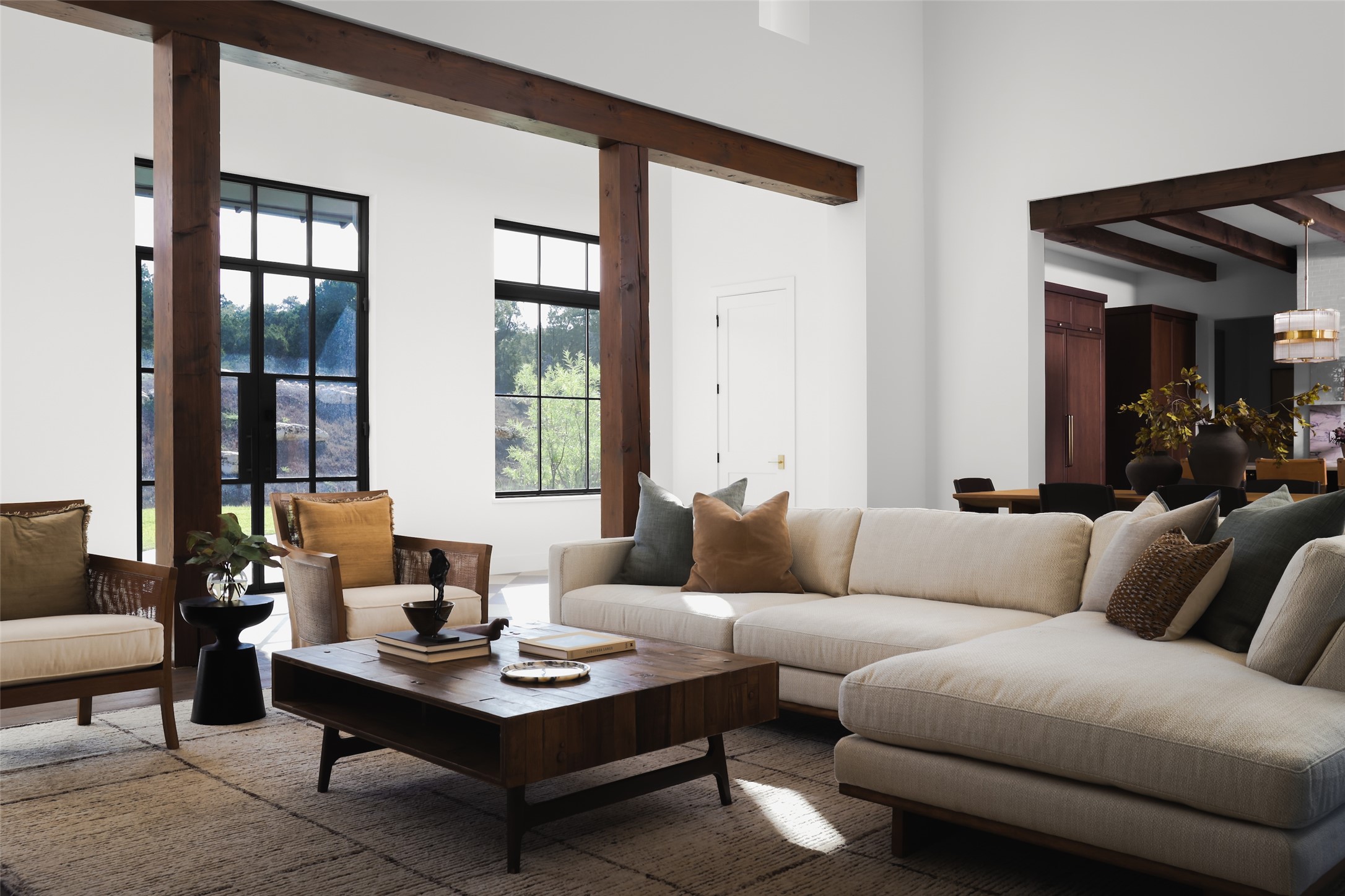 125 Broadwing Cove Austin, TX 78737 - Photo 7 of 40 a living room with furniture and a large window