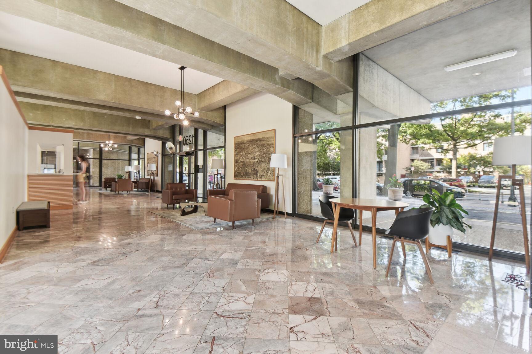 1250 4th Street Southwest, Unit W413 Washington, DC 20024 - Photo 3 of 36 Bright and welcoming lobby