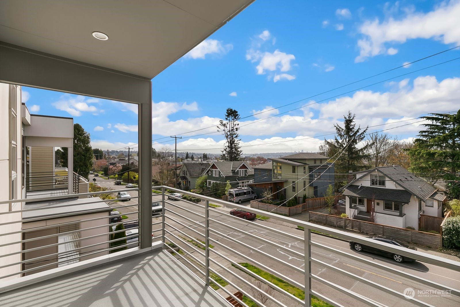 2832 Northwest 65th Street Seattle, WA 98117 - Photo 31 of 38 a view of a balcony with wooden floor