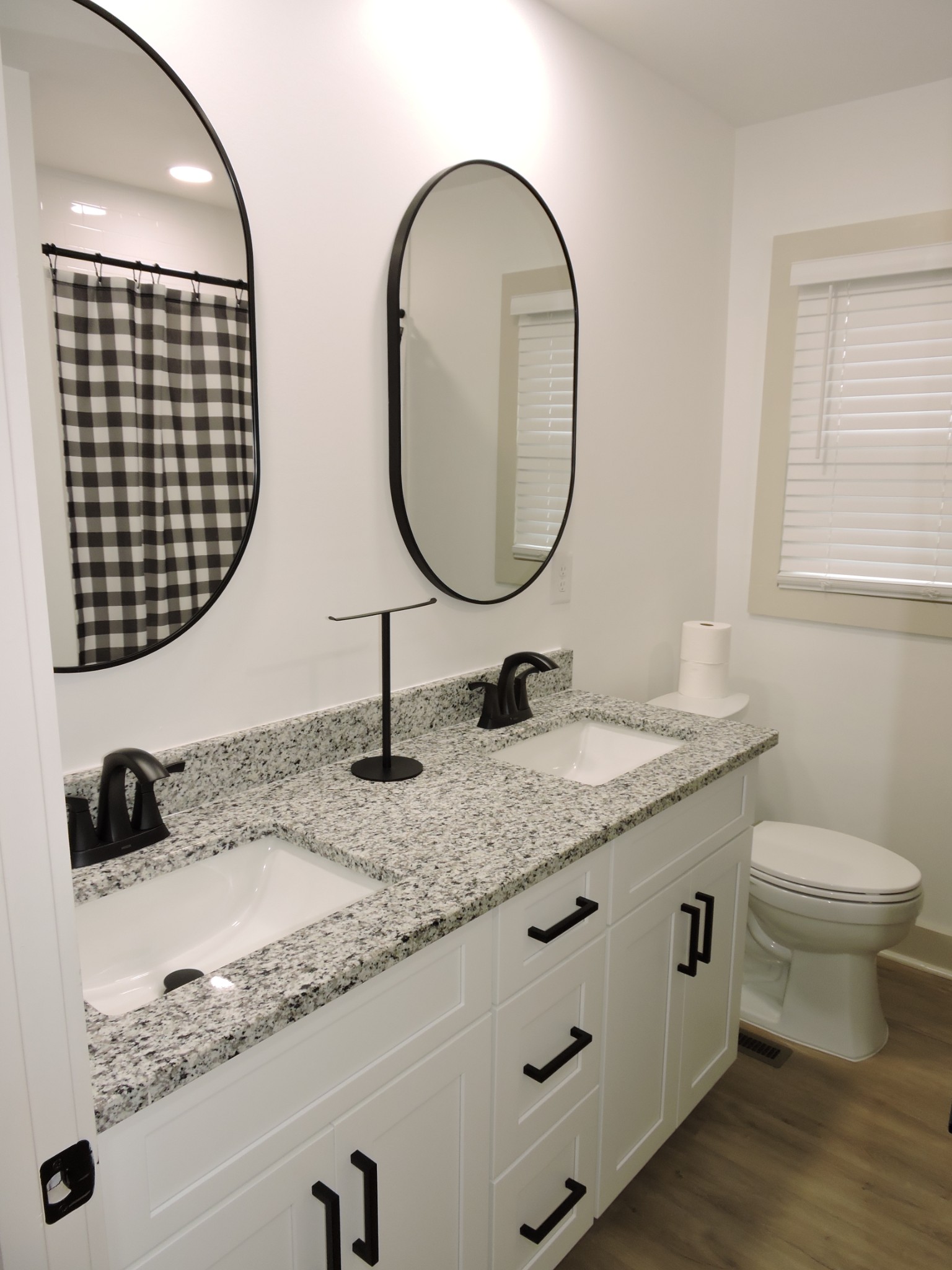 631 Riley Creek Road Tullahoma, TN 37388 - Photo 14 of 27 a bathroom with a granite countertop sink and a mirror