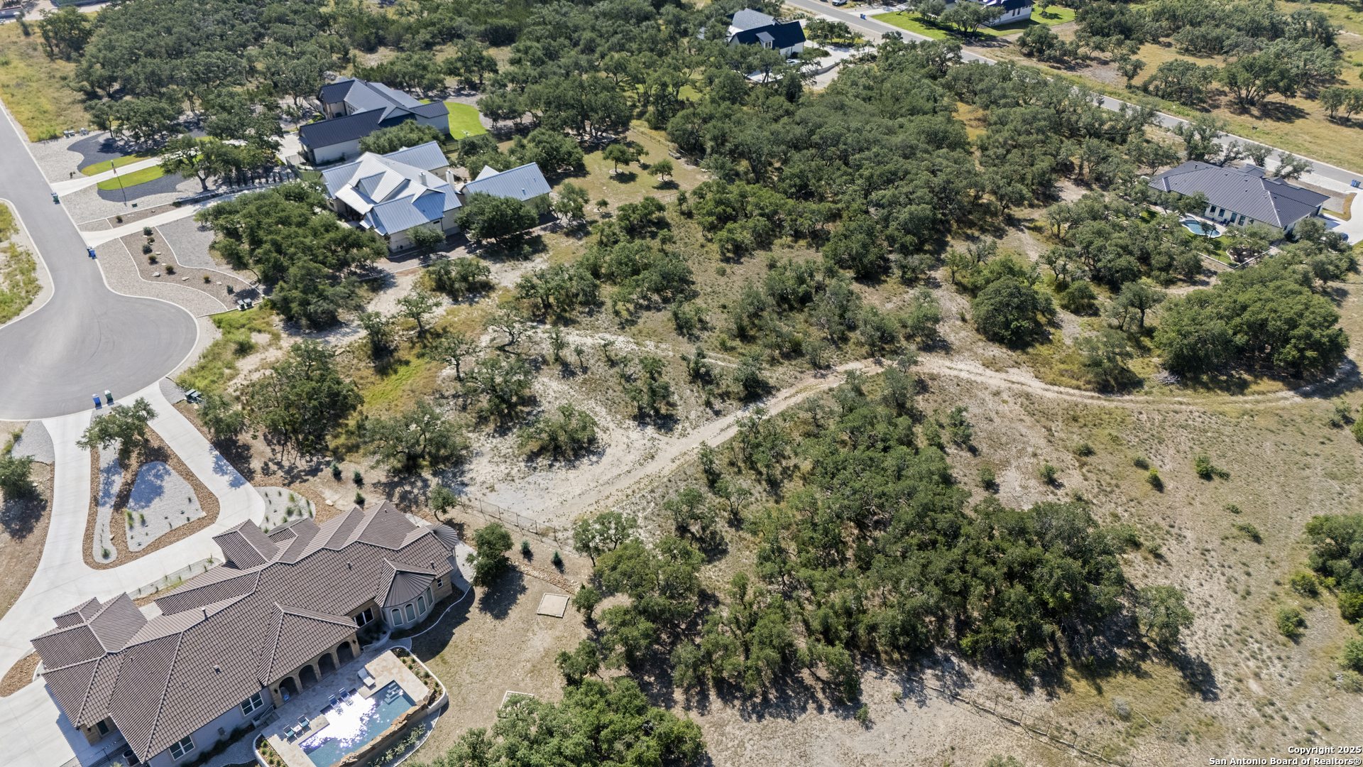 749 Johanna Rdg Road Bulverde, TX 78163 - Photo 11 of 26 an aerial view of residential house with parking space