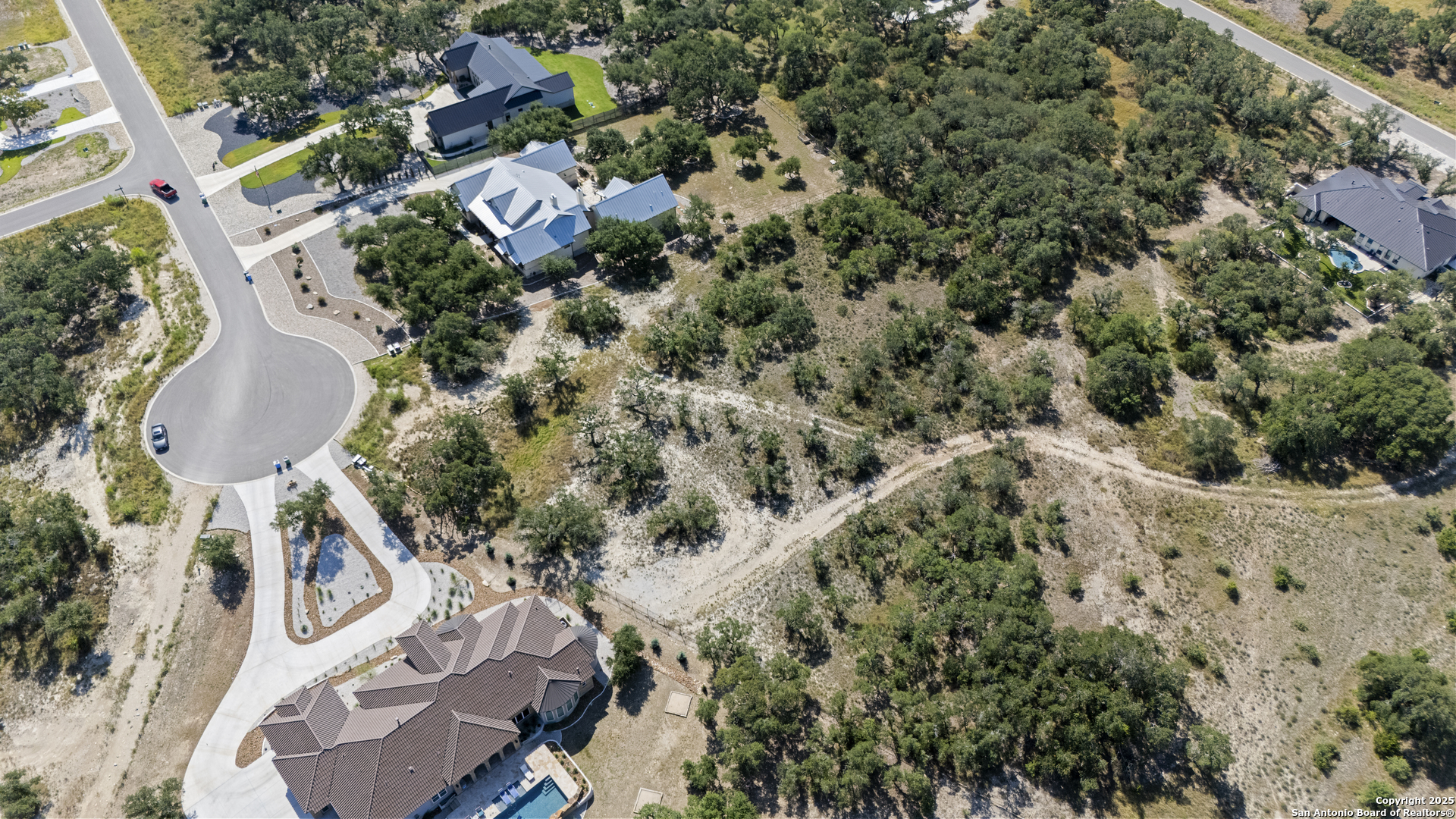 749 Johanna Rdg Road Bulverde, TX 78163 - Photo 13 of 26 an aerial view of residential house with outdoor space