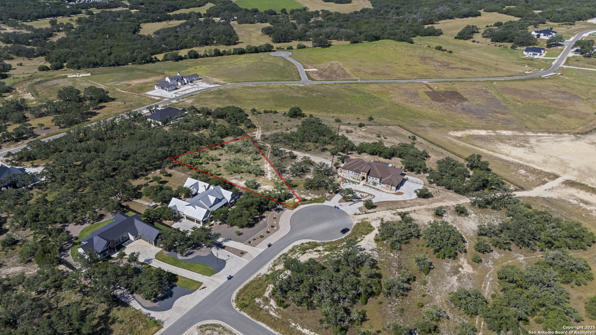 749 Johanna Rdg Road Bulverde, TX 78163 - Photo 21 of 26 an aerial view of a house with a lake view