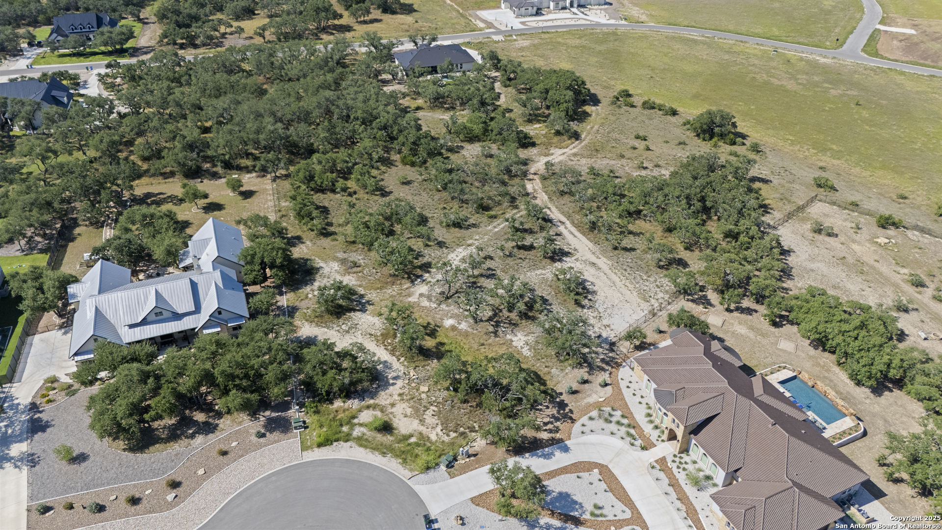 749 Johanna Rdg Road Bulverde, TX 78163 - Photo 8 of 26 an aerial view of a house with a yard