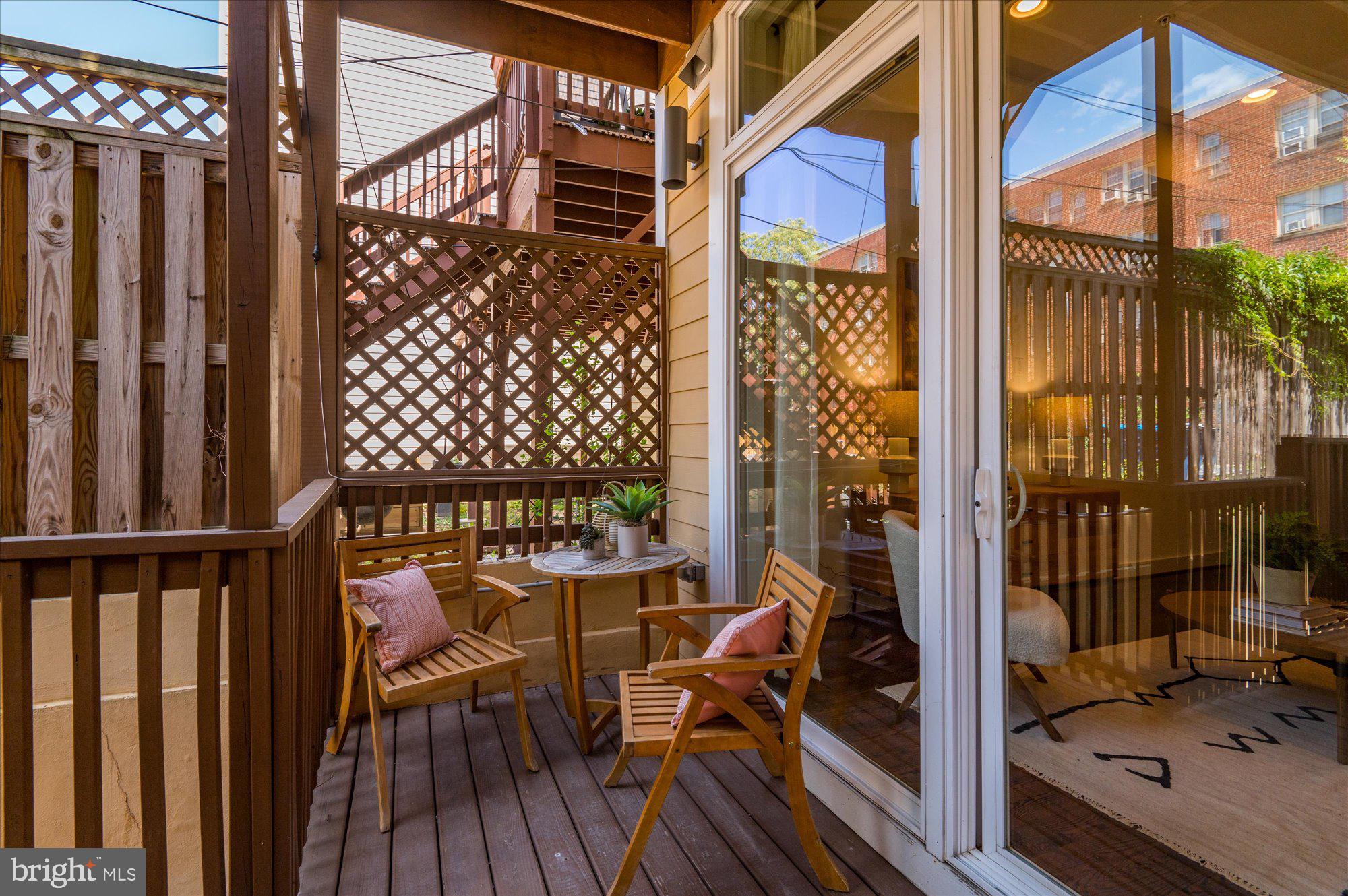 2550 University Place Northwest, Unit 2 Washington, DC 20009 - Photo 27 of 37 Private balcony