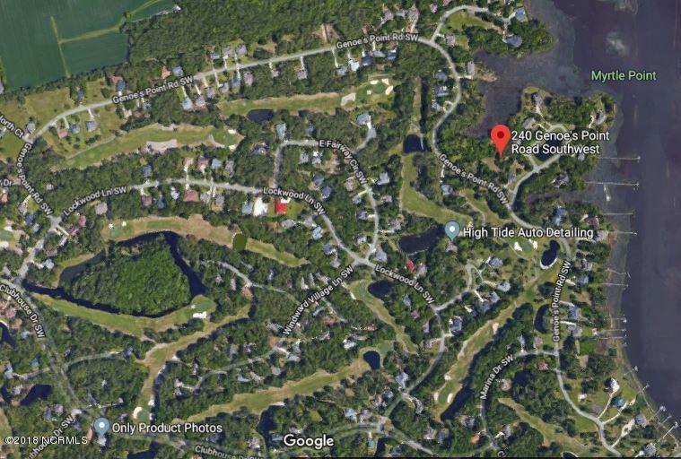 240 Genoe's Point Road Southwest Supply, NC 28462 - Photo 8 of 10 240 Genoes Pt. Rd. Aerial 2
