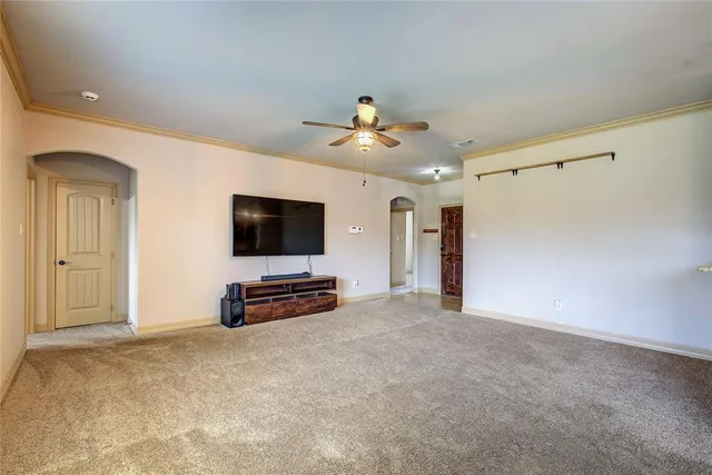 a view of a livingroom with furniture