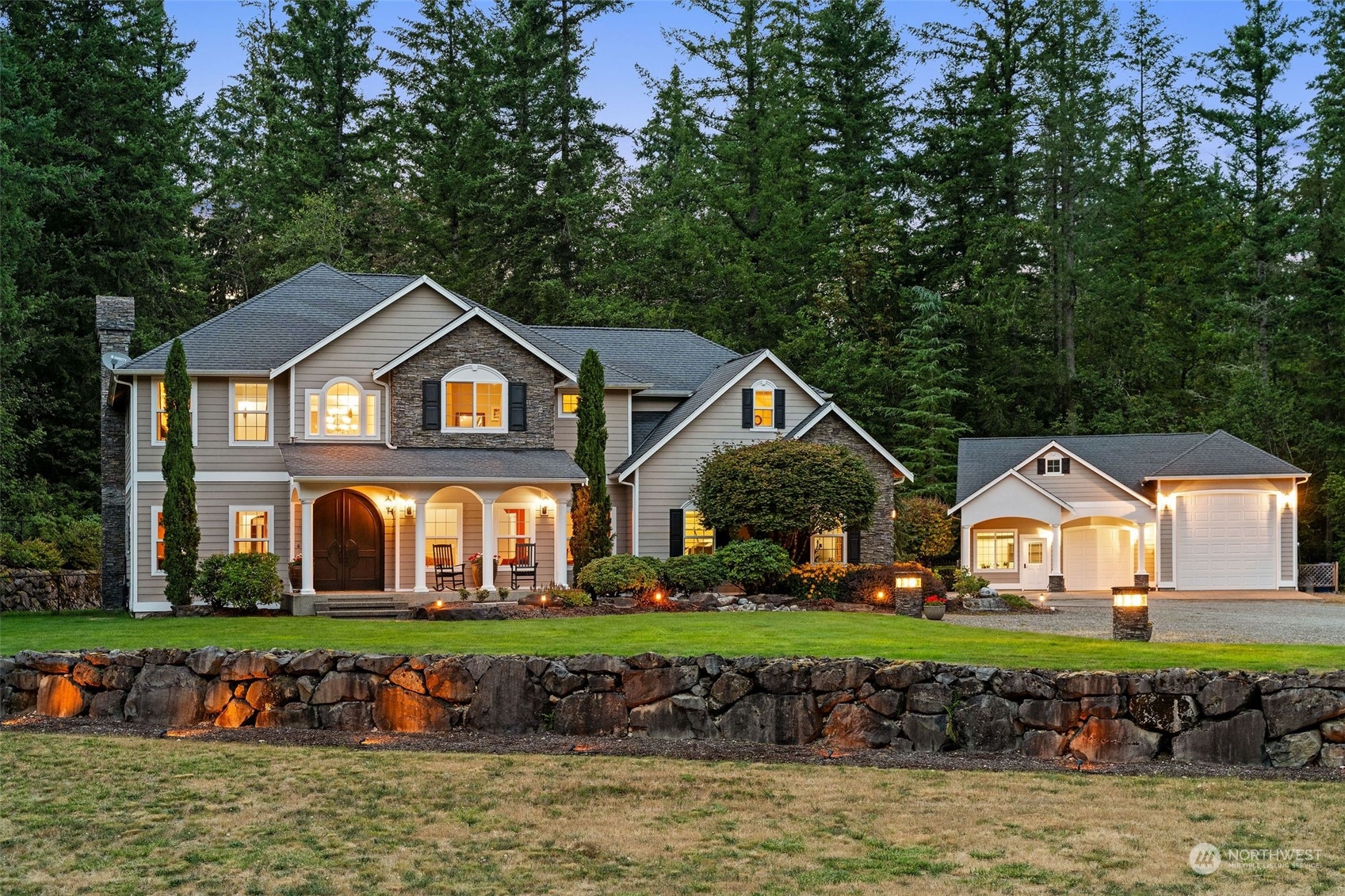 29322 Southeast 374th Street Enumclaw, WA 98022 - Photo 1 of 1 a front view of a house with a garden