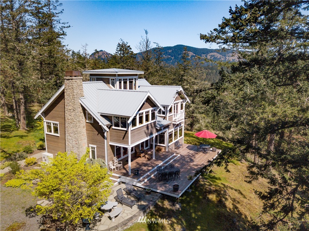 400 Cormorant Bay Road Orcas Island, WA 98245 - Photo 2 of 39 a aerial view of a house with a yard
