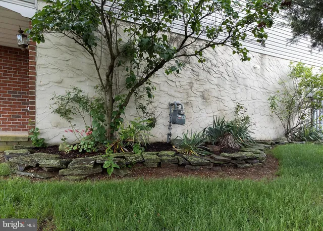 a front view of a house with a tree
