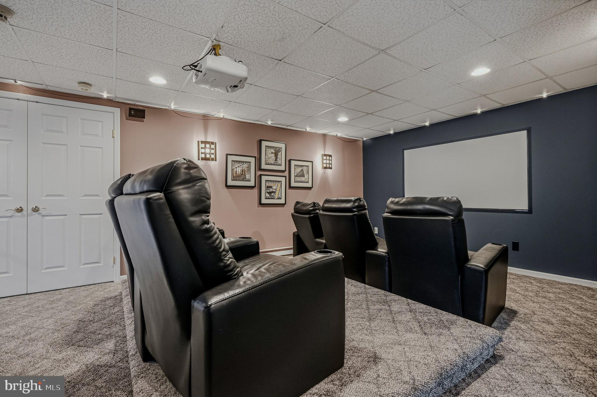 104 Partridge Way Landenberg, PA 19350 - Photo 45 of 63 Finished basement has a media room...