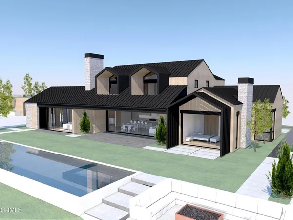 a front view of a house with yard