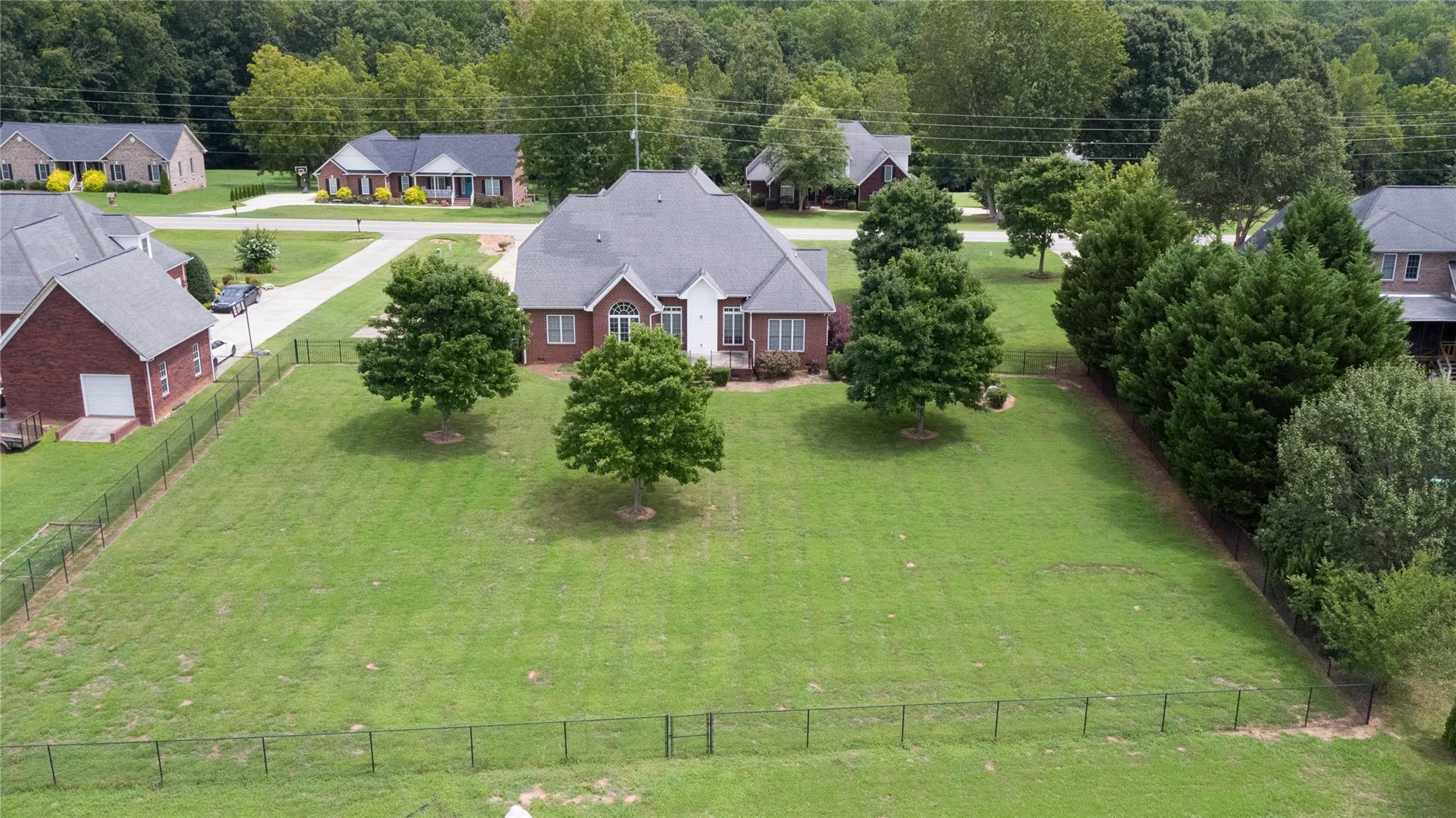 533 Mason Dickson Road York, SC 29745 - Photo 42 of 48 an aerial view of a house with garden space and street view