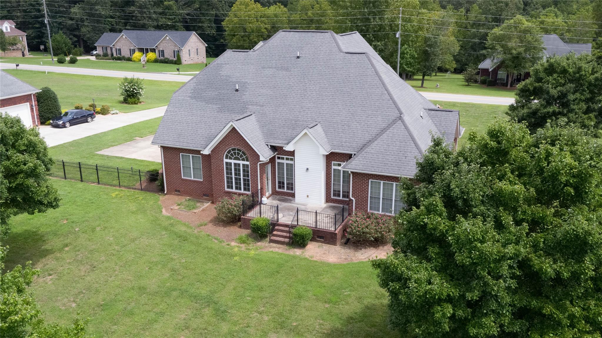 533 Mason Dickson Road York, SC 29745 - Photo 45 of 48 a aerial view of a house with garden