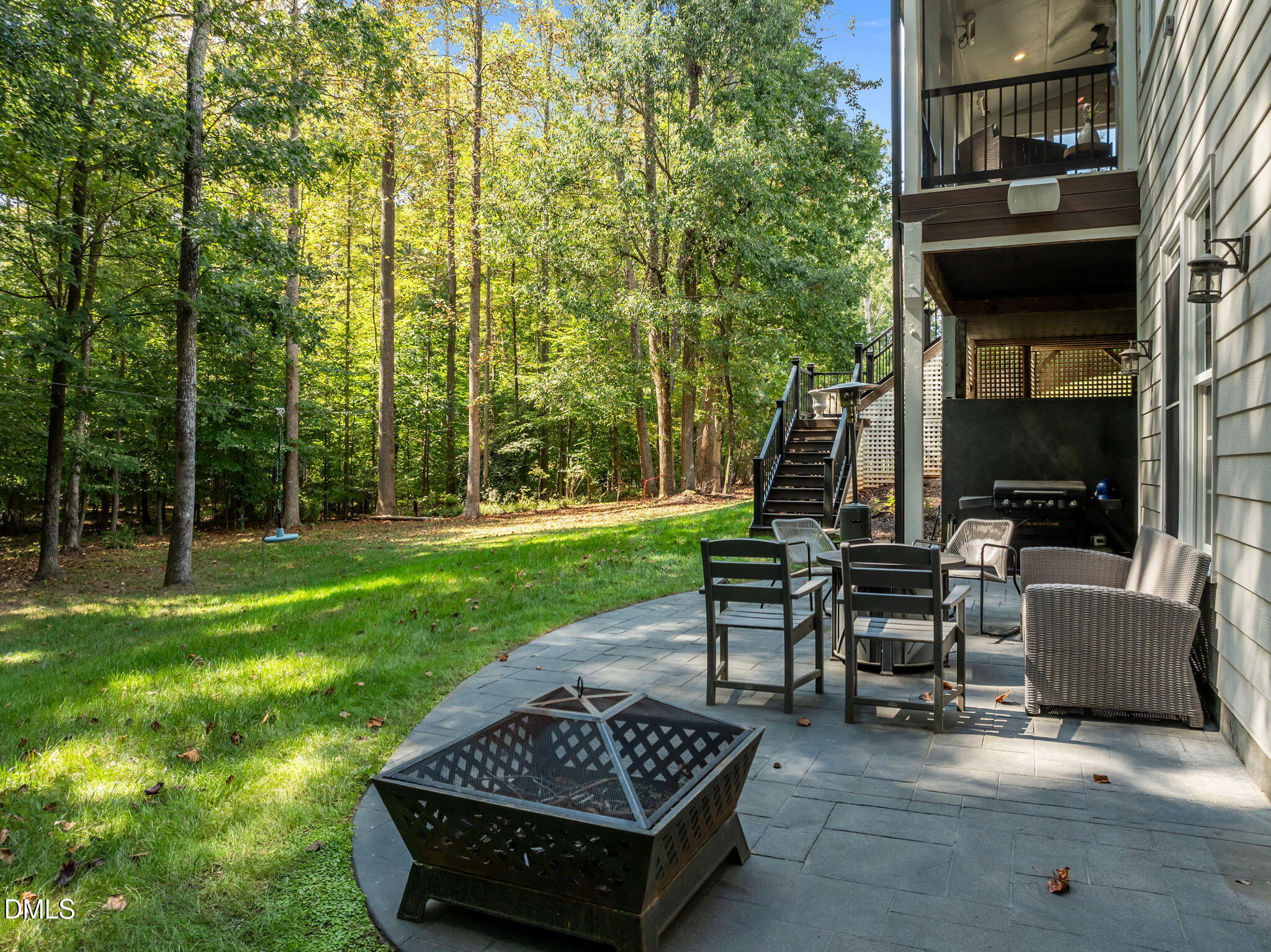 8802 Fidelis Lane Raleigh, NC 27613 - Photo 52 of 60 Extra wide backyard