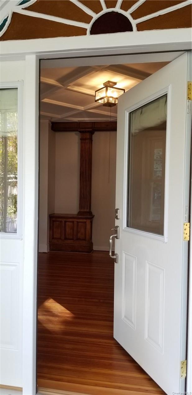 a view of a entryway door of the house