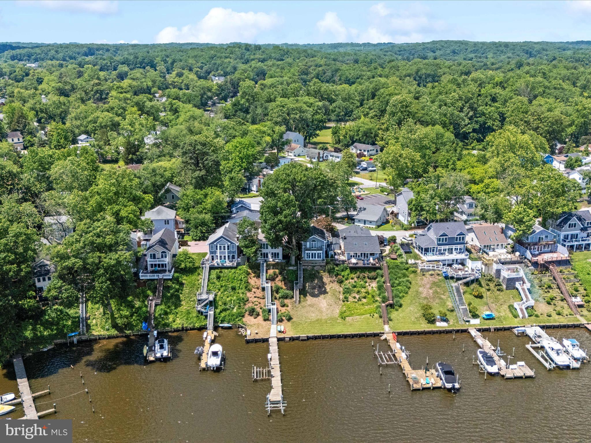 23 Elm Road Riva, MD 21140 - Photo 44 of 66 an aerial view of parking and yard