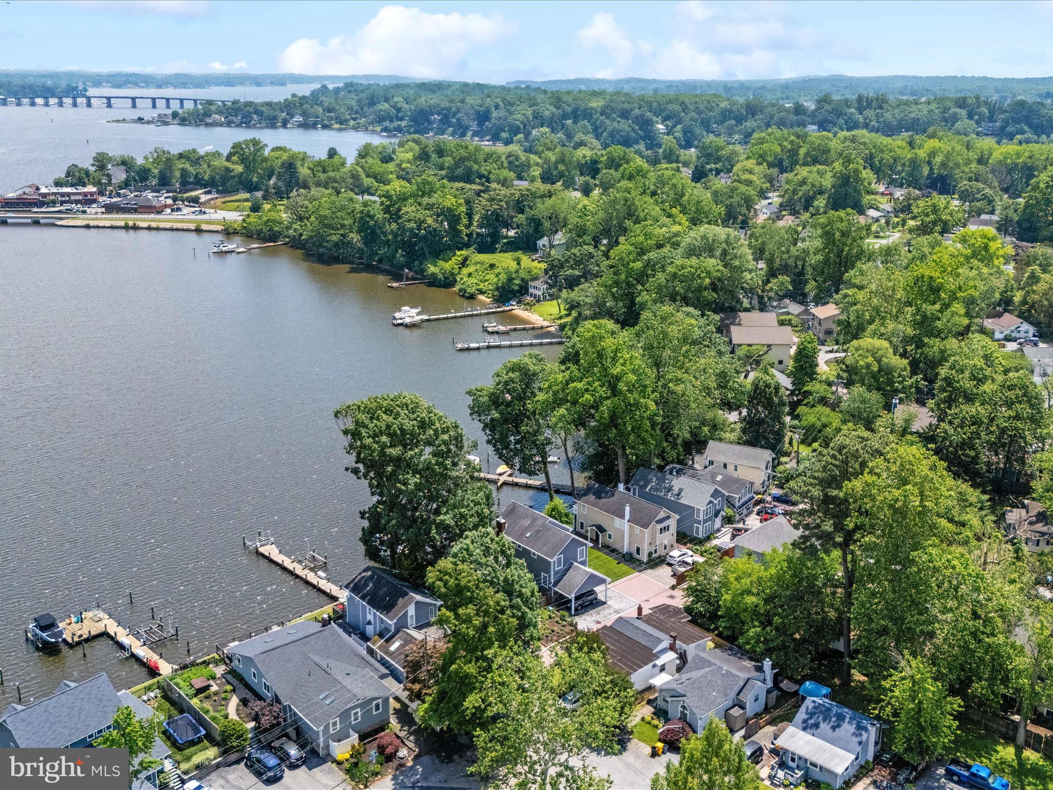 23 Elm Road Riva, MD 21140 - Photo 47 of 66 an aerial view of a house with a yard and lake view