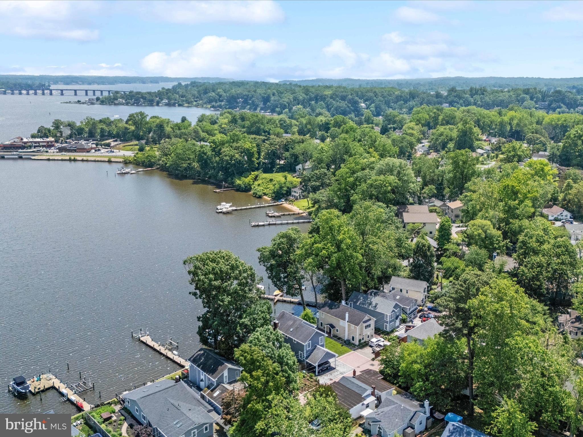 23 Elm Road Riva, MD 21140 - Photo 48 of 66 an aerial view of a house with a yard and lake view