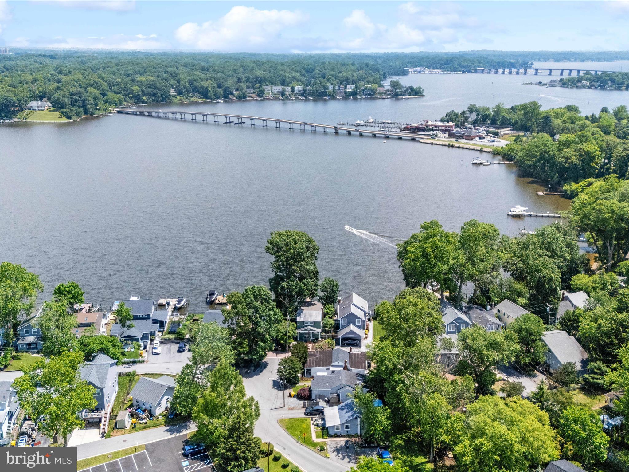 23 Elm Road Riva, MD 21140 - Photo 49 of 66 an aerial view of a city and lake view