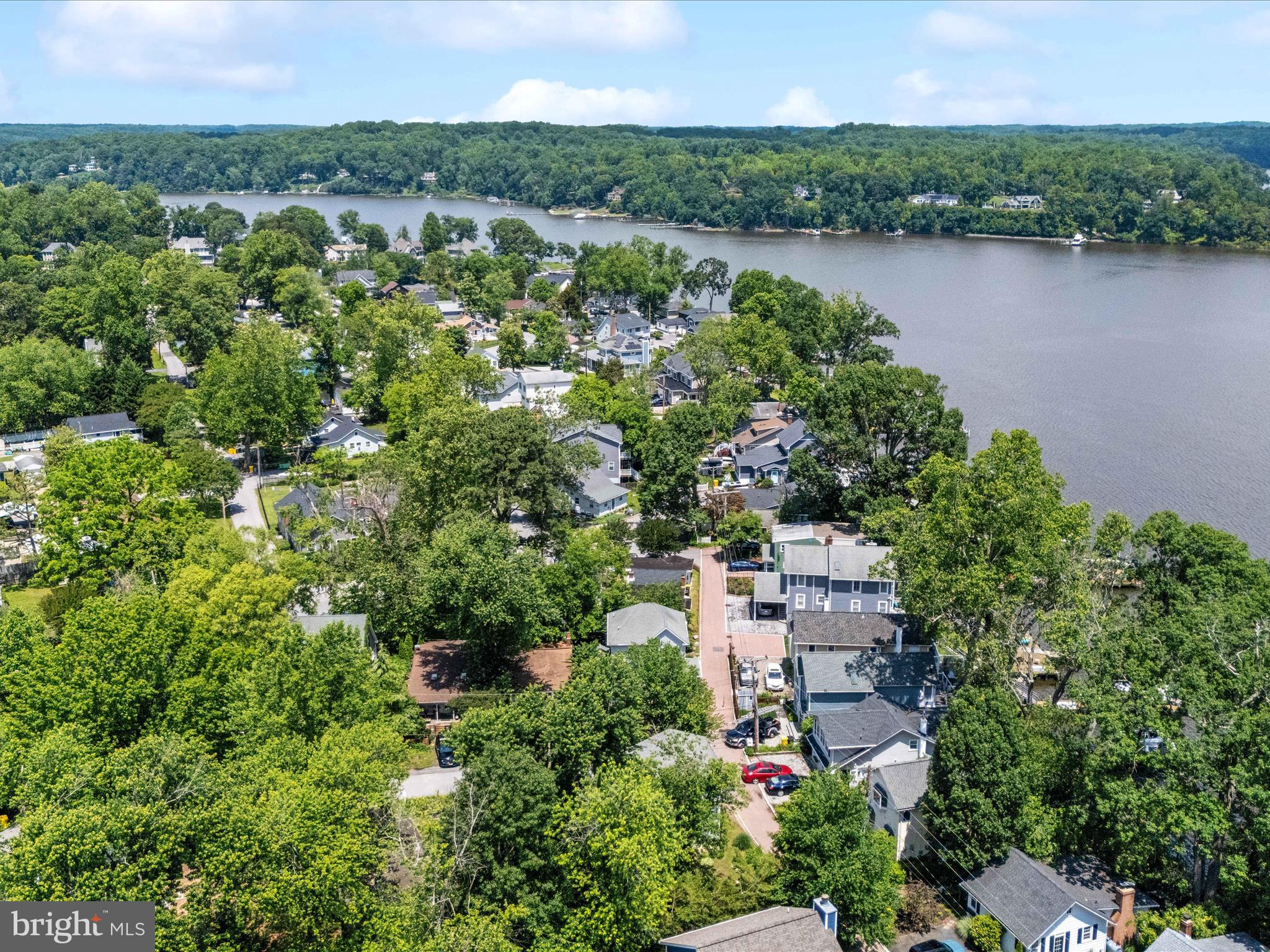 23 Elm Road Riva, MD 21140 - Photo 7 of 66 an aerial view of a houses with a lake view
