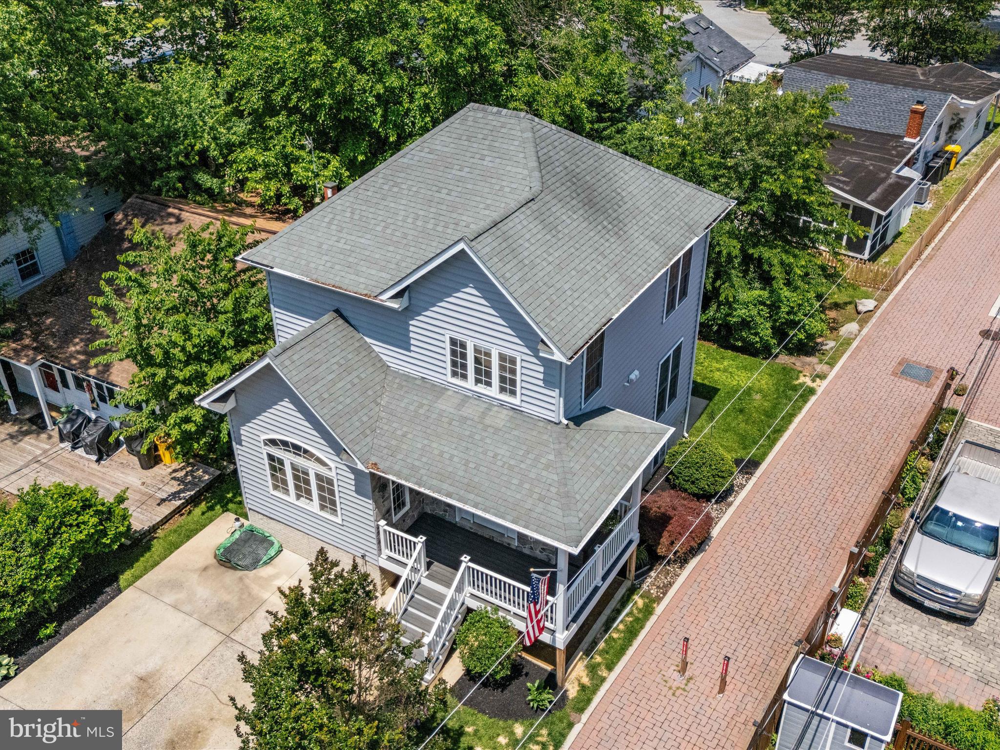 23 Elm Road Riva, MD 21140 - Photo 9 of 66 an aerial view of a house with a yard and balcony