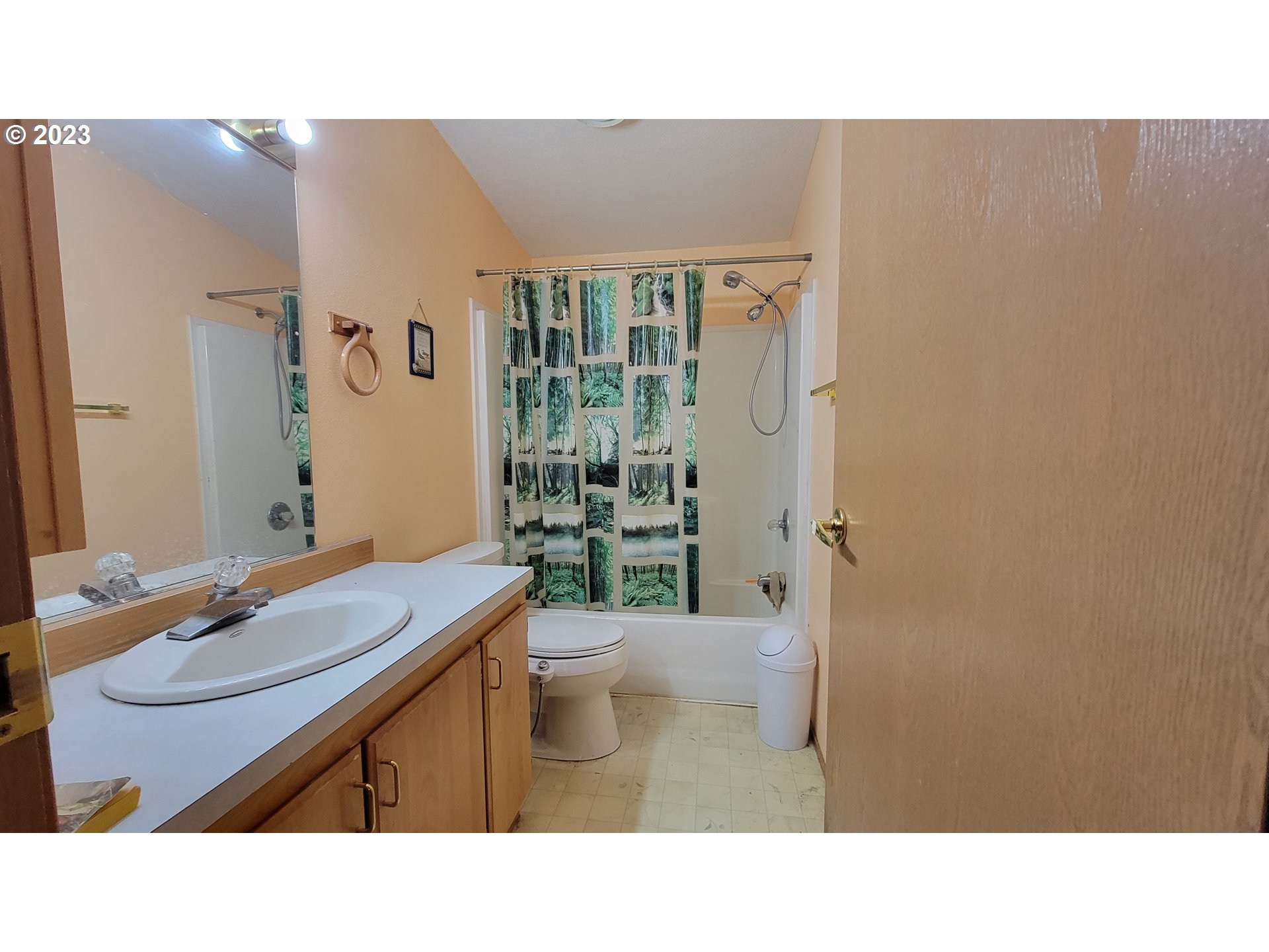 208 Buck Springs Road Camas Valley, OR 97416 - Photo 11 of 22 a bathroom with a sink a toilet and shower