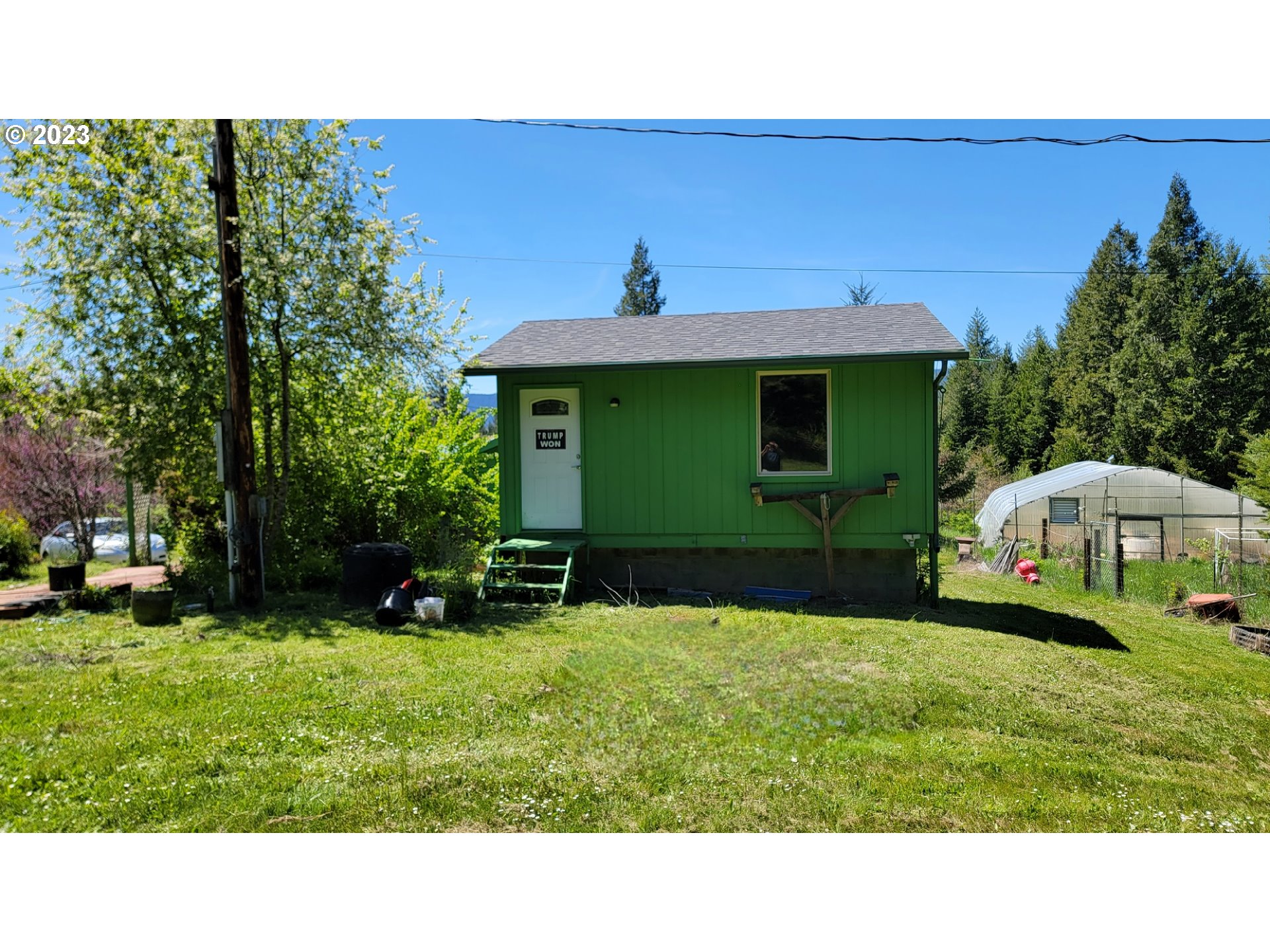 208 Buck Springs Road Camas Valley, OR 97416 - Photo 12 of 22 a view of an house with backyard