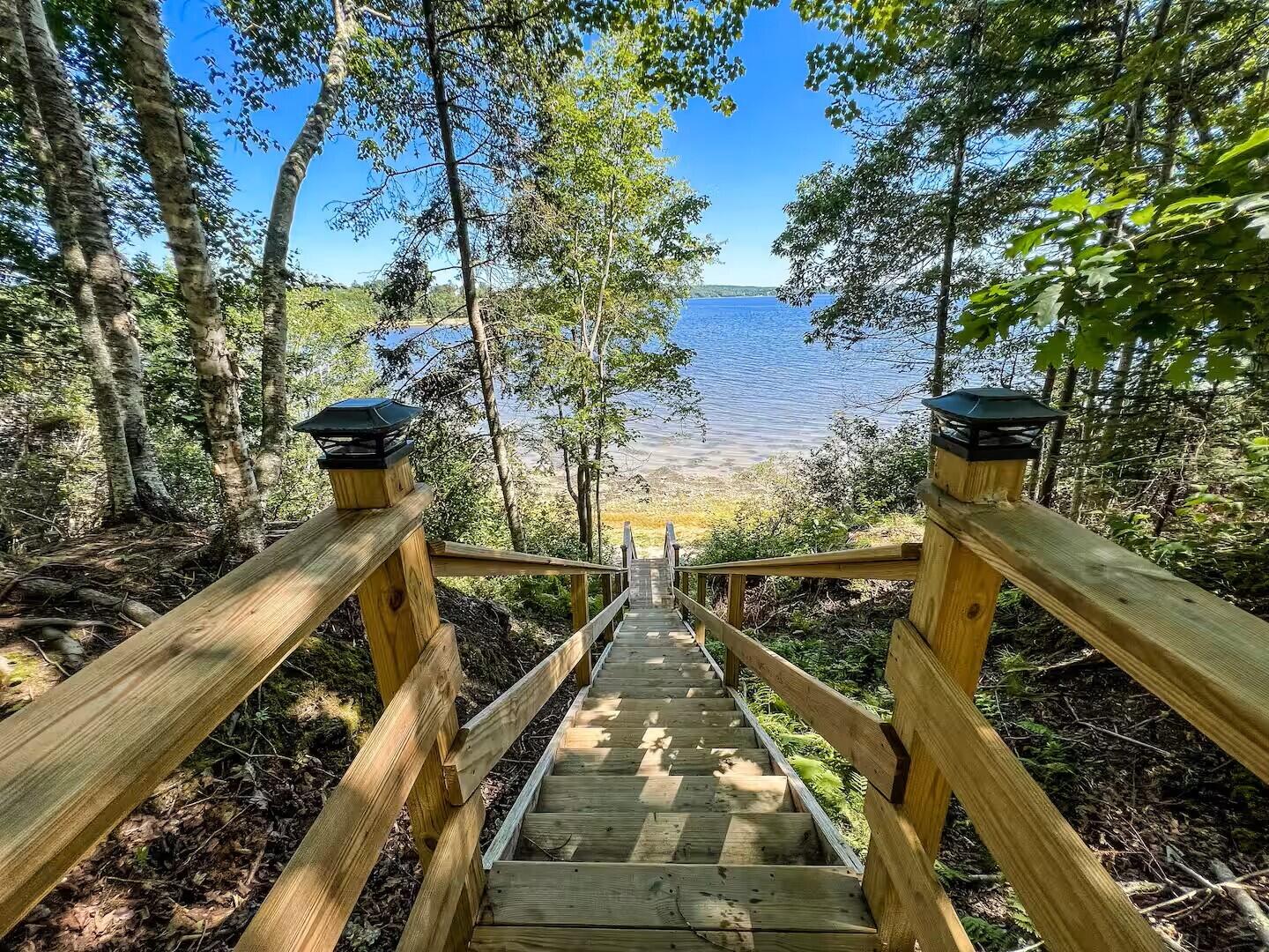 115-a&b Pirates Cove Road Stockton Springs, ME 04981 - Photo 13 of 92 Stairs to Beach