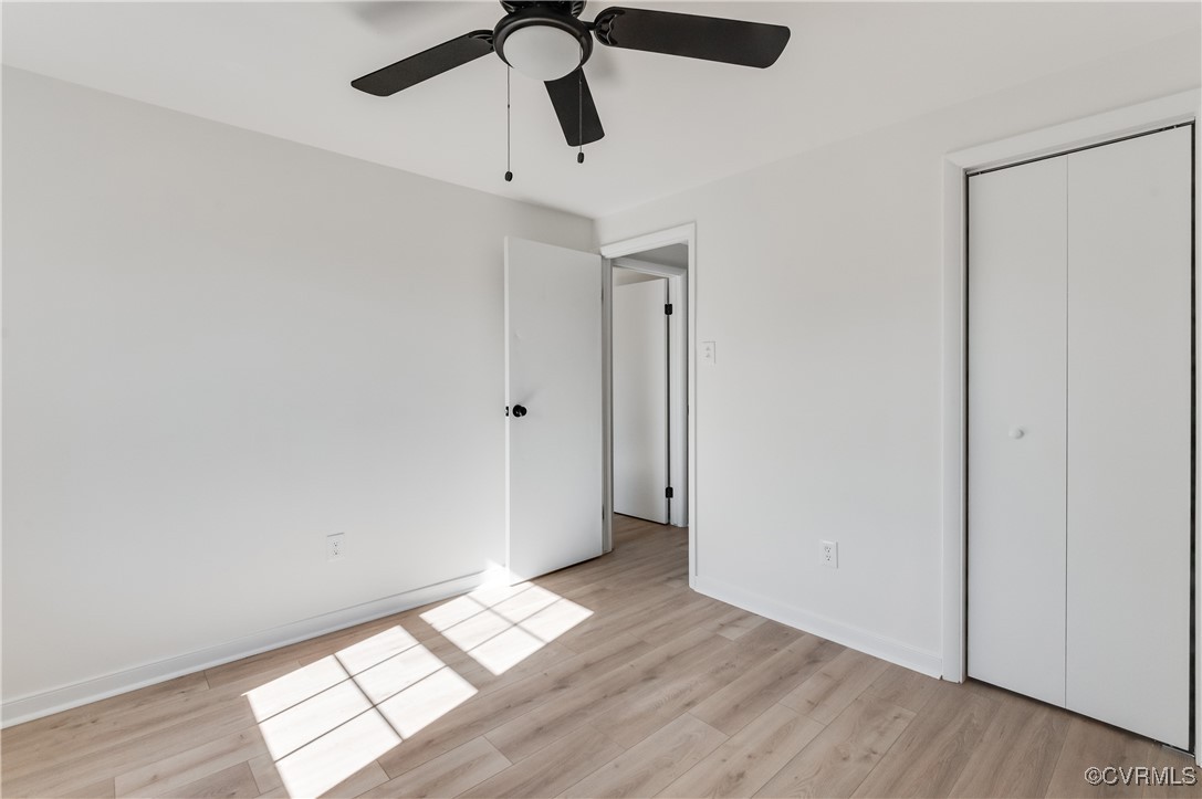 1905 Reagan Road Henrico, VA 23228 - Photo 30 of 41 Unfurnished bedroom with a closet, ceiling fan, an
