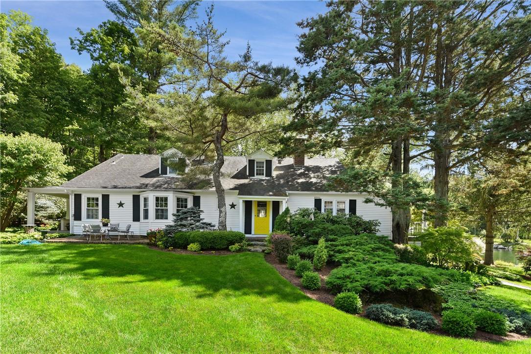 Traumerei Farm...an enchanting Compound set in Kent, NY including a c1800 Farmhouse, an Adirondack-style Guest House and a spacious Pool House with apartment for family or staff and separate Cabana/bath leading to the sparkling inground pool.  All set on 17 private acres.