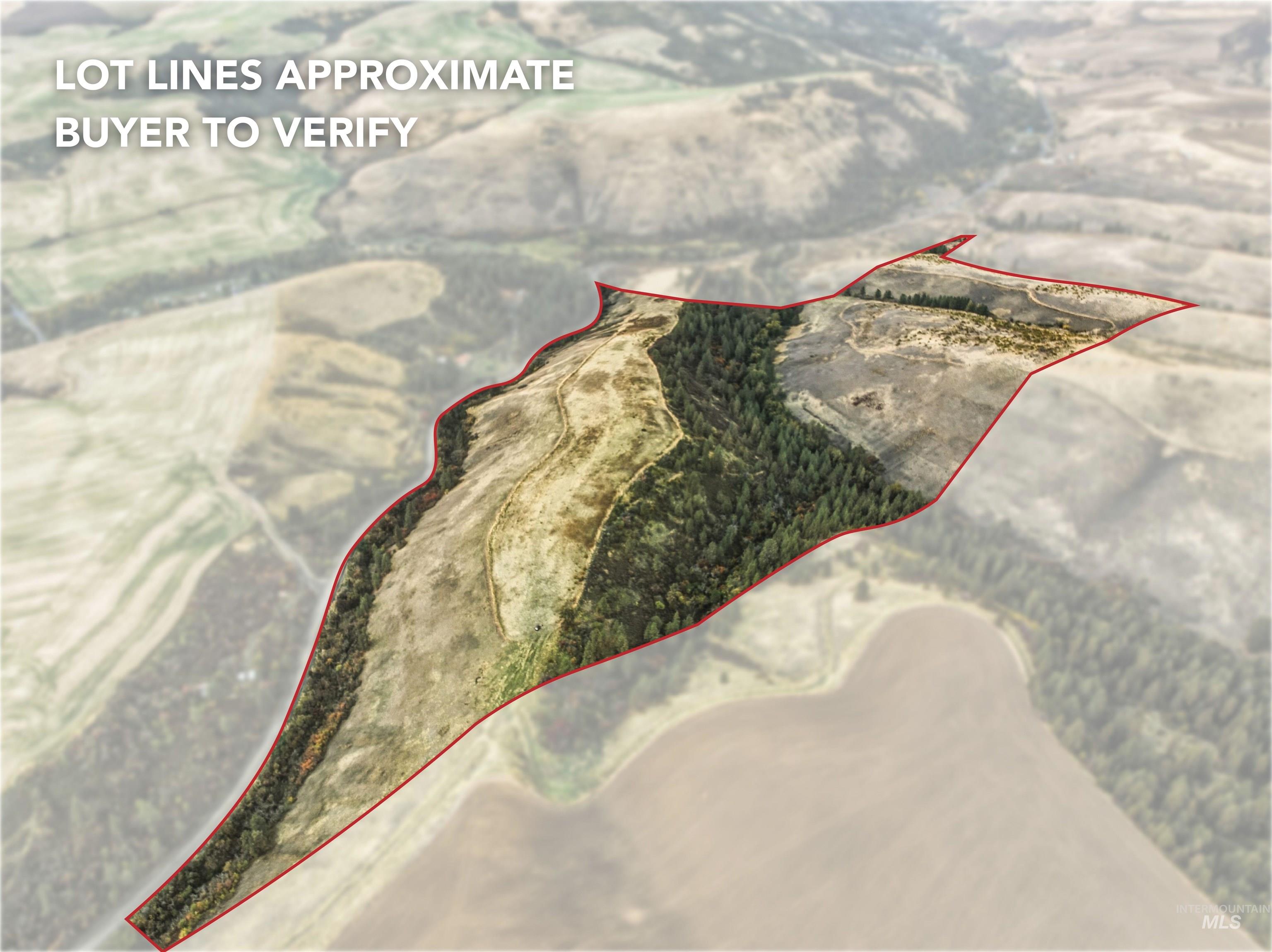Tbd Tbd Kettenbach Grade Culdesac, ID 83524 - Photo 4 of 26 Aerial overview of property's location with property boundaries highlighted