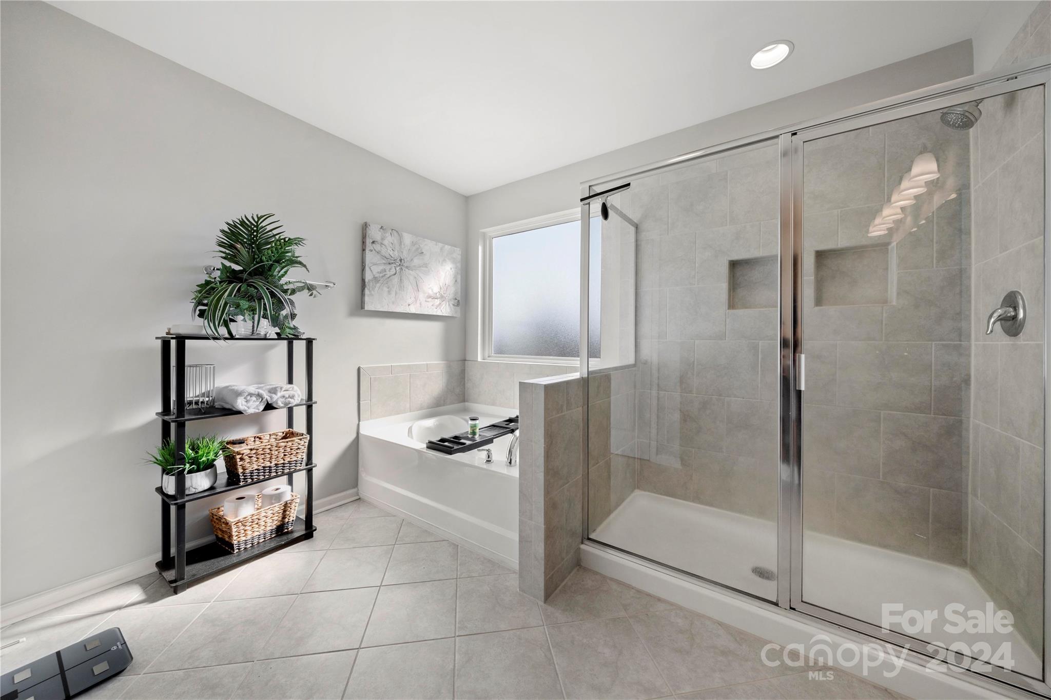 1568 Whitman Court York, SC 29745 - Photo 29 of 40 a bathroom with a shower and a sink a mirror