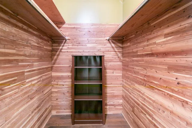 a front view of a house with a door