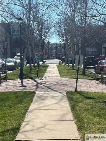 a view of park with bench
