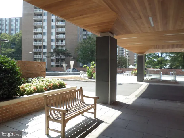 a view of balcony with couch