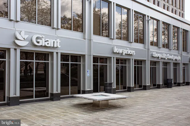 a view of a building with entrance