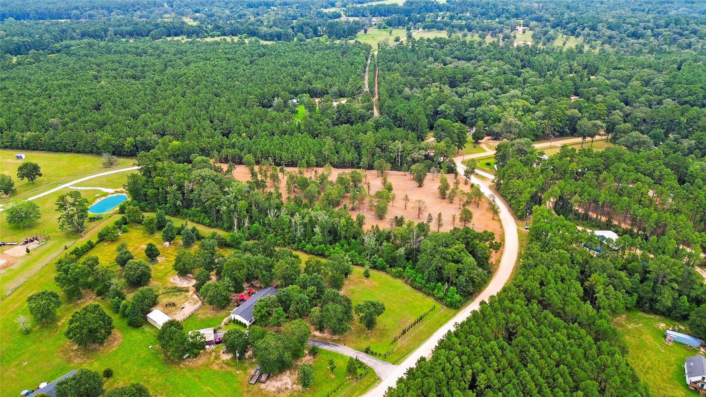 Tbd Big Woods Road New Waverly, TX 77358 - Photo 8 of 11 a view of a garden